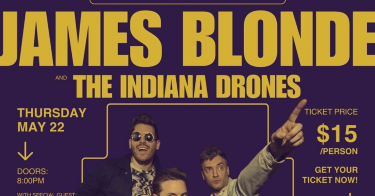 James Blonde / Indiana Drones / Bobby Sproat at Meteor